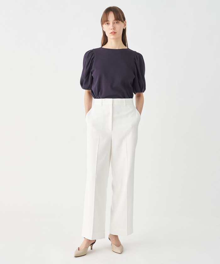 Ballsey  ブリスタジャージー タックパフスリーブブラウス セール 50%OFF】ブリスタジャージー タックパフスリーブブラウス