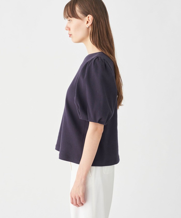 セール 50%OFF】ブリスタジャージー タックパフスリーブブラウス