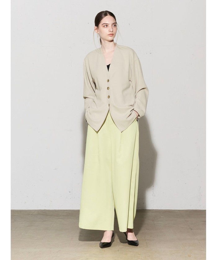 セール】MIDIUMISOLID for Ladies シェイプデザインカーディガン