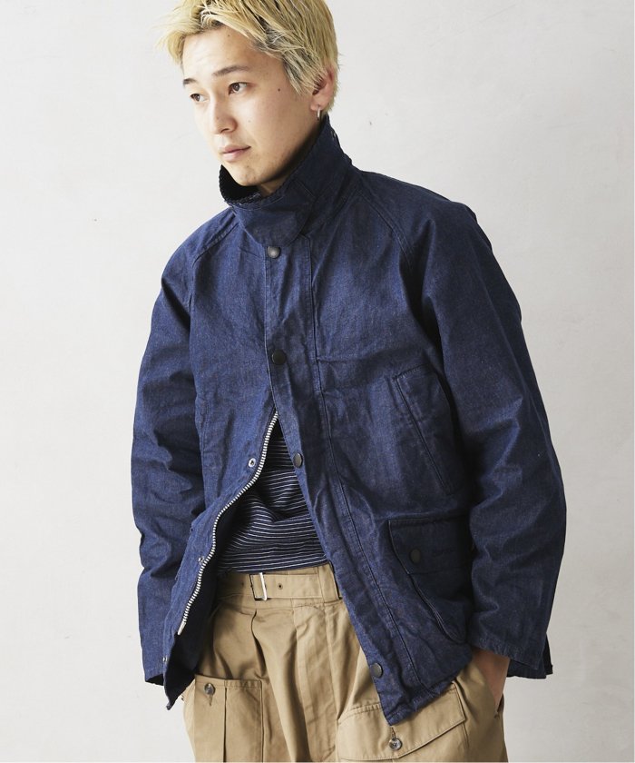 Barbour バブアー×デニムアンドダンガリー サイズ130(レア) バブアー×デニムアンドダンガリー コラボ インディゴブルー