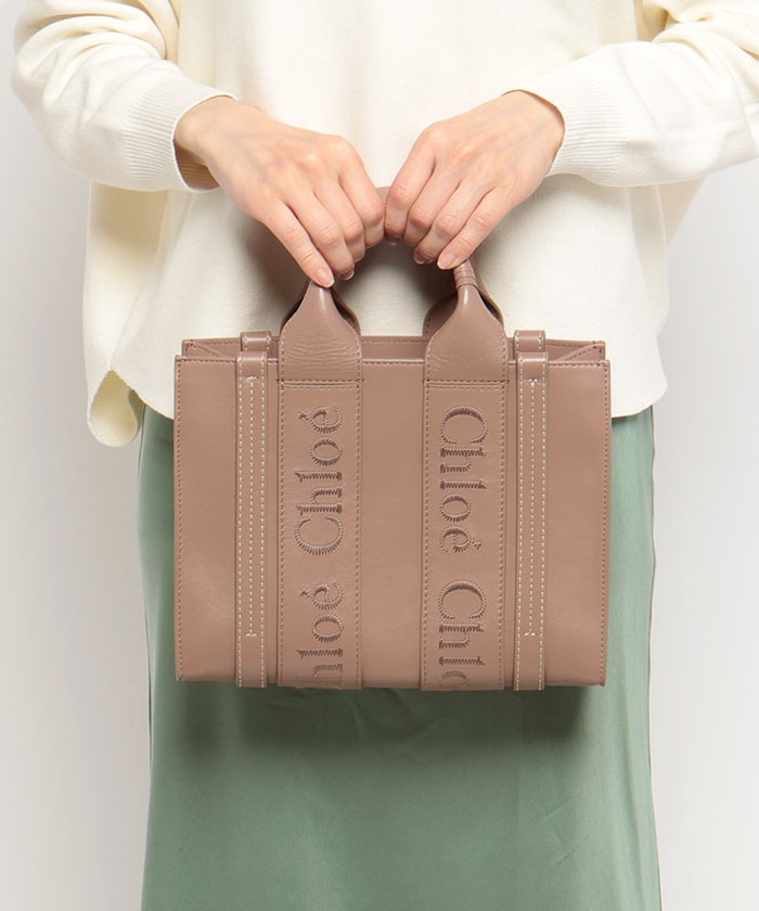 セール】【CHLOE】クロエ “WOODY”ウッディ スモールレザートート セール】【CHLOE】クロエ “WOODY”ウッディ スモールレザートート