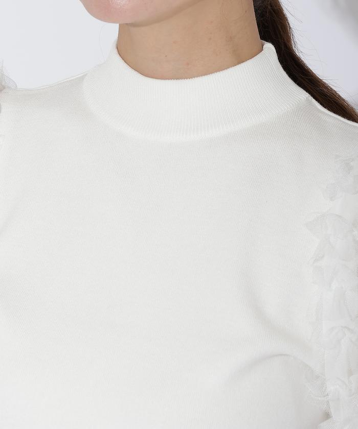 And couture エアリースリーブニットプルオーバー セール 50%OFF】エアリースリーブニットプルオーバー(505959427