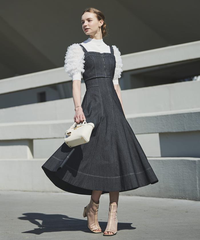 And couture エアリースリーブニットプルオーバー セール 50%OFF】エアリースリーブニットプルオーバー(505959427