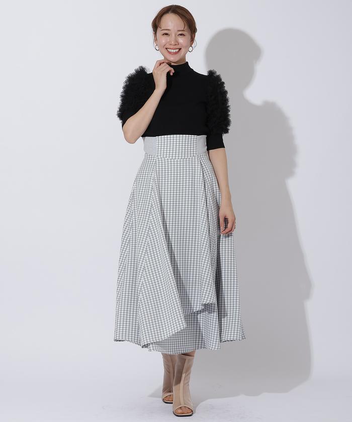 アンドクチュール エアリースリーブニットプルオーバー And couture エアリースリーブニットプルオーバー