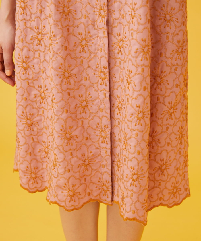 クーポン】【セール 50%OFF】Floracion 刺繍ワンピース