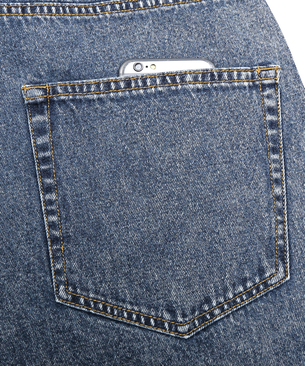 レフラー　LEFLAH ケミカルウォッシュ バギーデニムパンツ　XLサイズ. LUXSTYLE ジーンズ ケミカルウォッシュワイドバギーデニムパンツ
