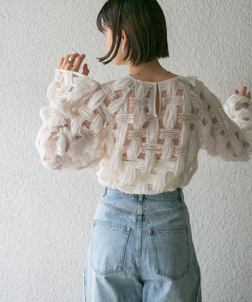 セール 30%OFF】バテンレースブラウス(505969948
