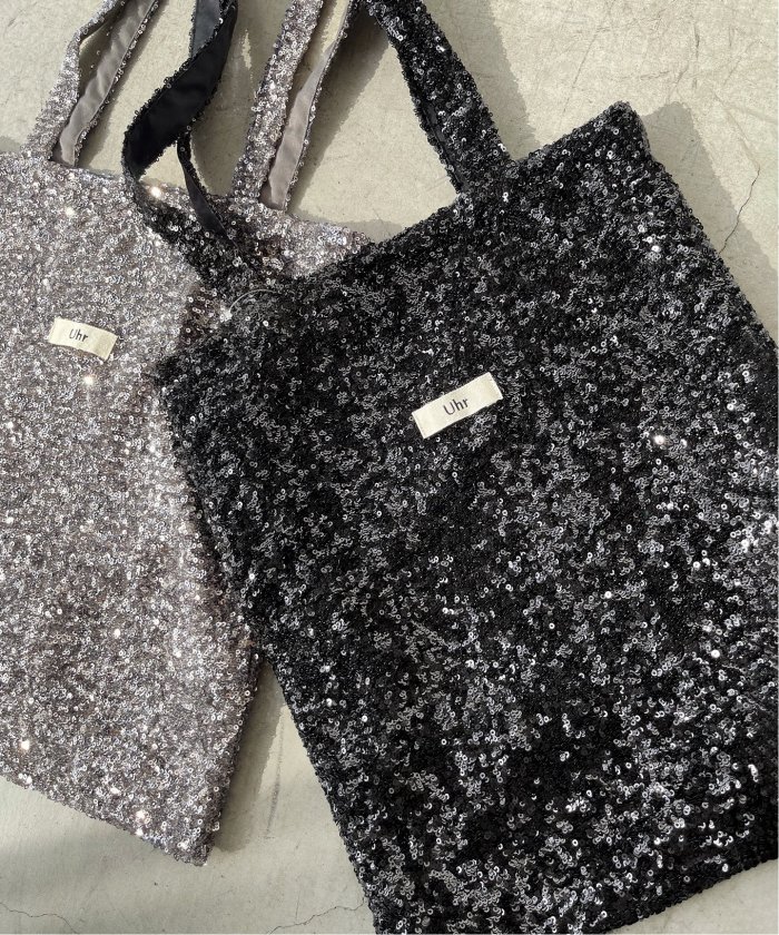 ≪一部店舗+WEB限定≫【Uhr / ウーア】別注Spangle Tote Bag
