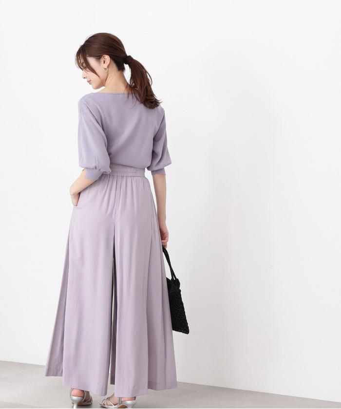 セール 50%OFF】ギャザーガウチョパンツ(505892229