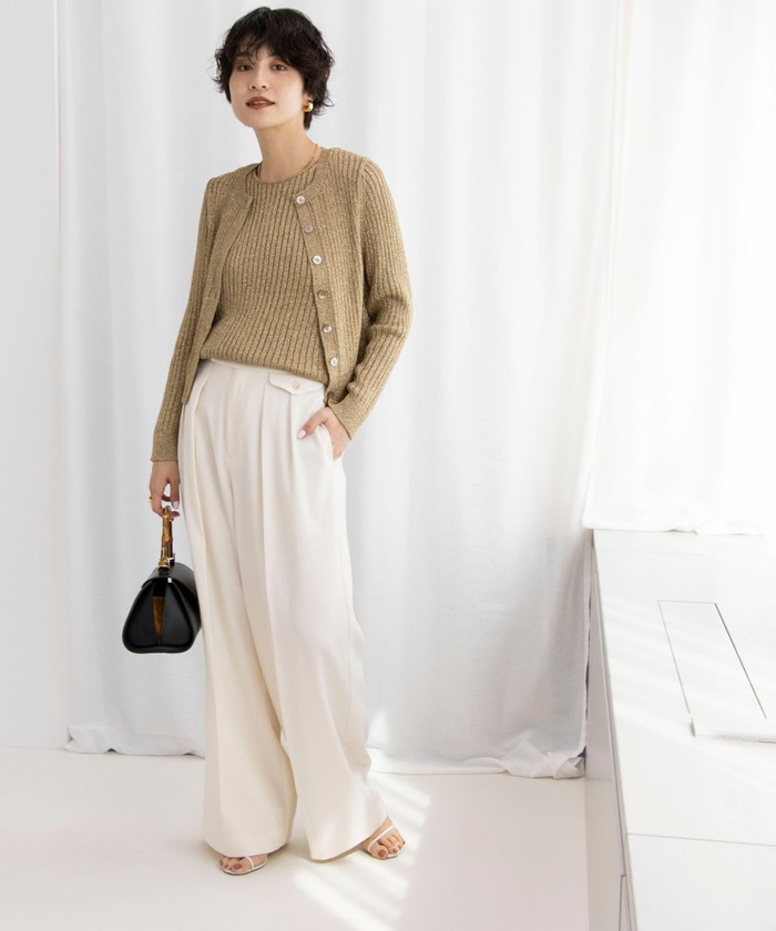セール 50%OFF】《アンサンブル対応》ブリリーノワイドリブ