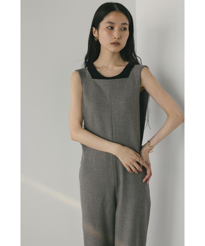 セール 30%OFF】スクエアネックオールインワン(505971056