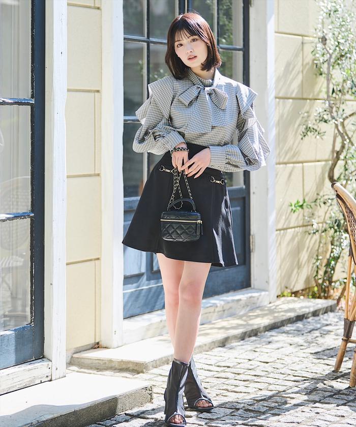 セール 40%OFF】チューリップフレアビットミニスカート
