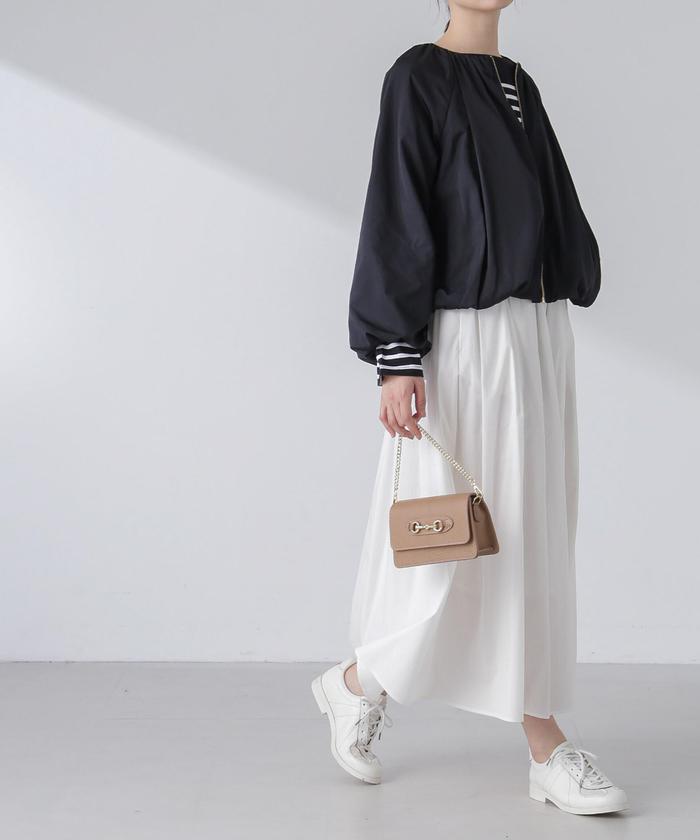 楽天市場】【SALE／20%OFF】ノーカラーギャザーブルゾン NANO