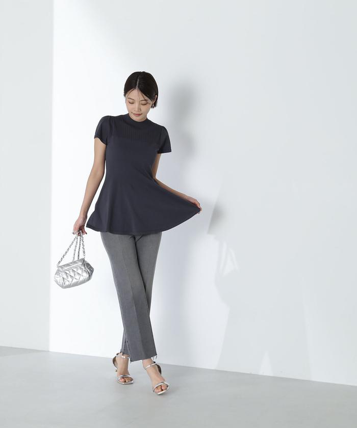 セール 30%OFF】透かし編みヨークペプラムニット(505968067