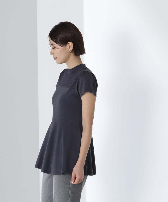 セール 30%OFF】透かし編みヨークペプラムニット(505968067