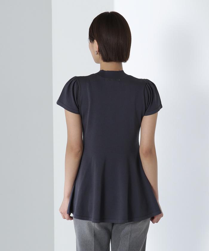 セール 30%OFF】透かし編みヨークペプラムニット(505968067