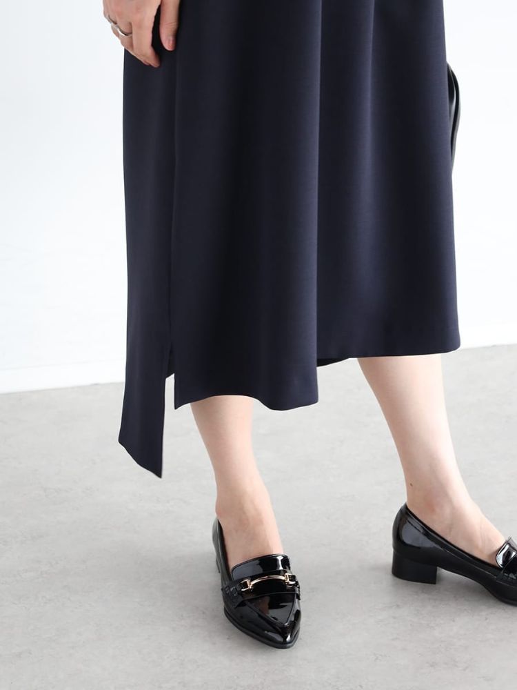 Vin NAVY リボンアクセントネイビーワンピース　新品未使用 クーポン】ヴァン Vin Vin NAVY リボンアクセントネイビー