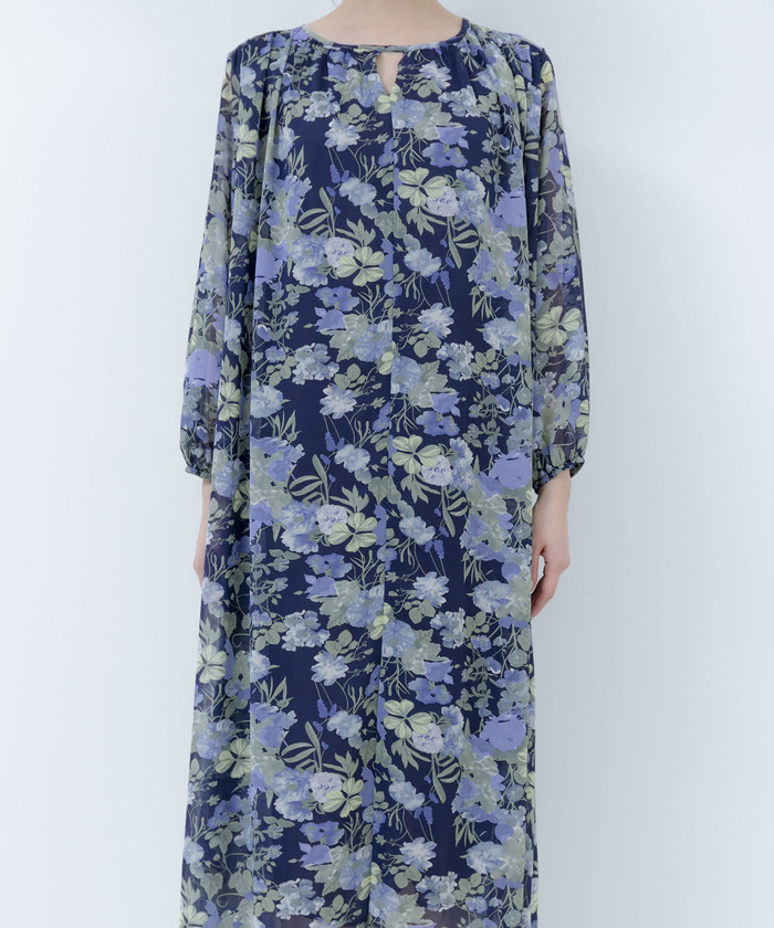 セール 30%OFF】花柄シフォンワンピース (505970587) | ジャイロ