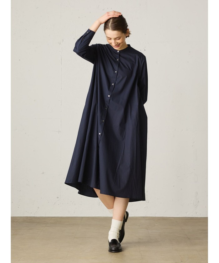 セール 40%OFF】MidiUmi Aラインシャツワンピース(505972907