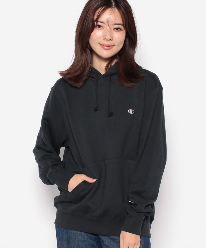 チャンピオン Champion Champion C3ーW101 HOODED SWEATSHIRT （ブラック） クーポン】【セール10%OFF】チャンピオン Champion Champion C3