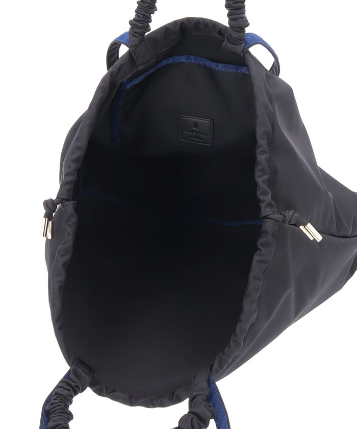 LANVIN en Bleu ネイビー バックパック LANVIN en Bleu backpack bag Mini Cadero 480213 | eBay