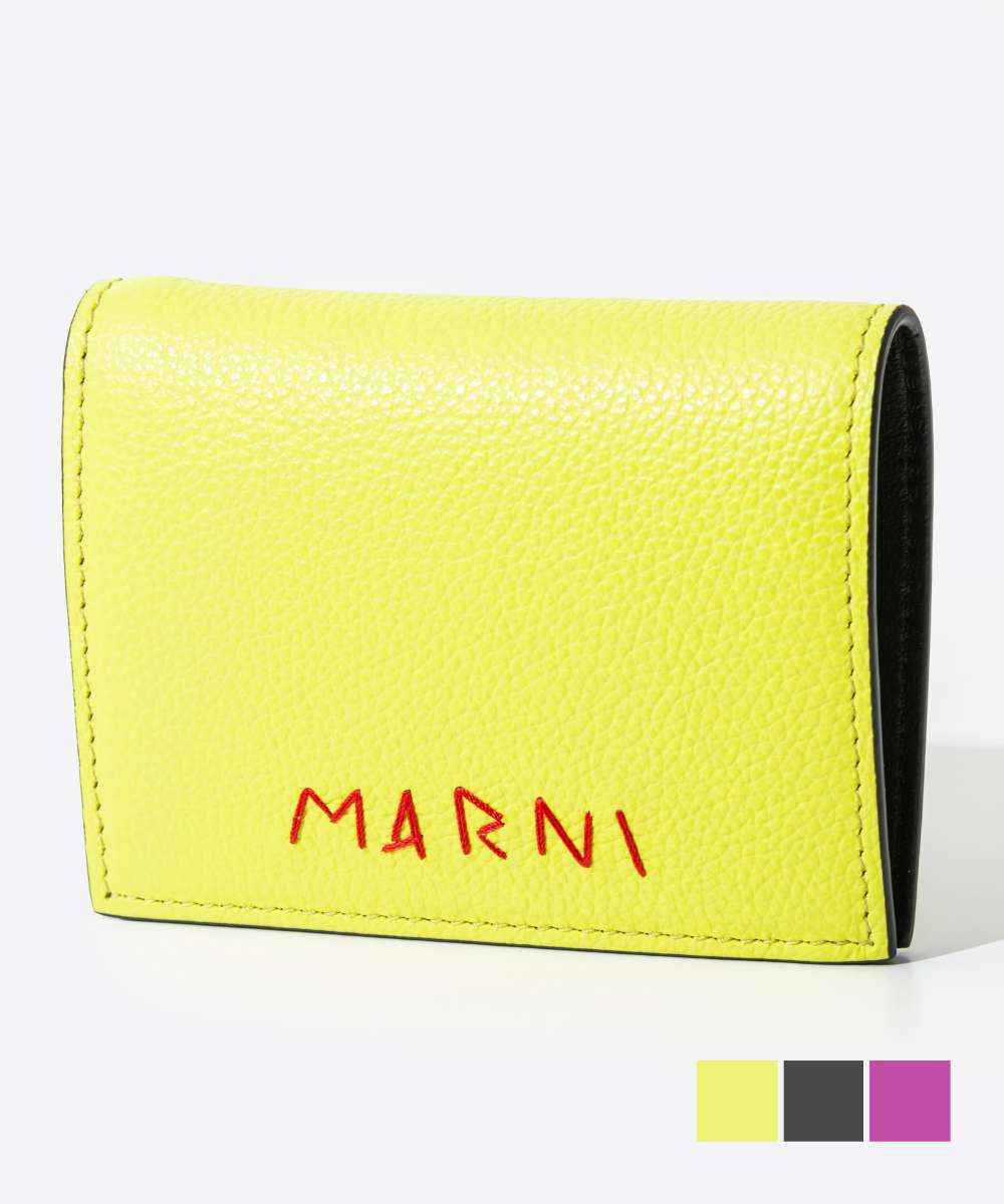 クーポン】マルニ MARNI PFMOQ14Q08 P6533 二つ折り財布