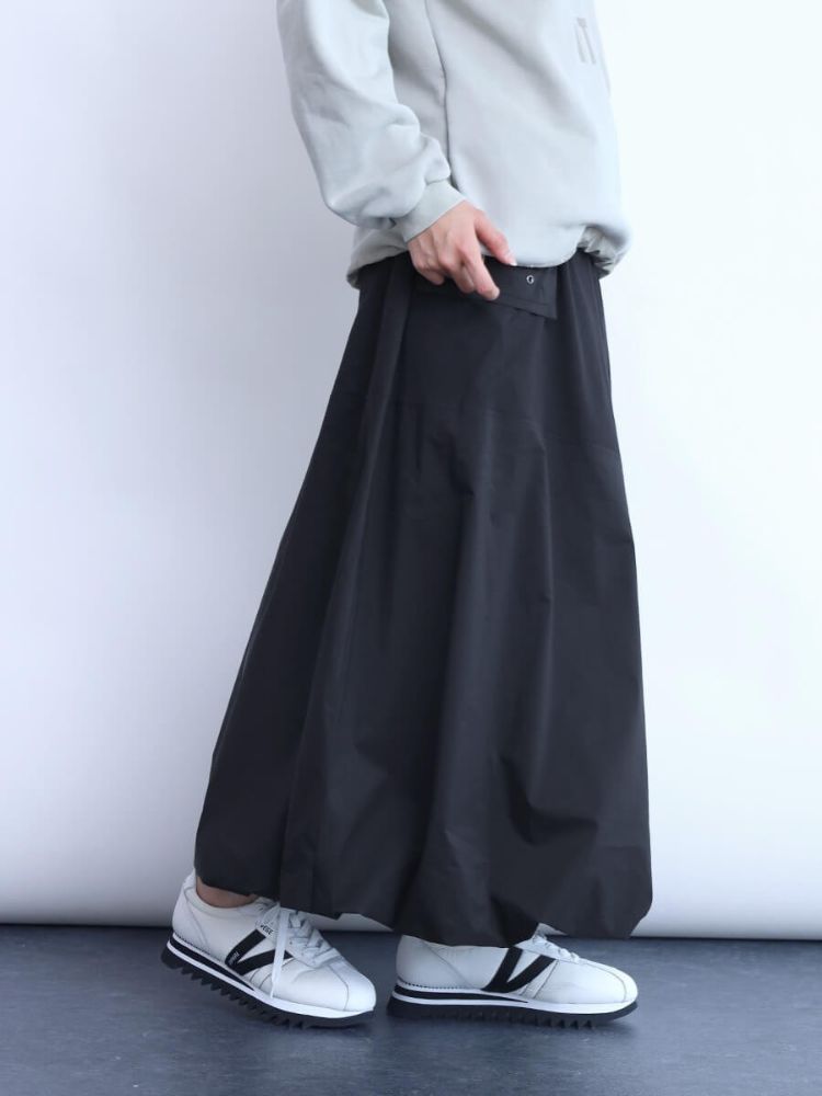 新品　ヤマダヤ　LASUDラシュッド メッシュポーチ付バルーンスカート クーポン】ラシュッド LASUD メッシュポーチ付バルーンスカート
