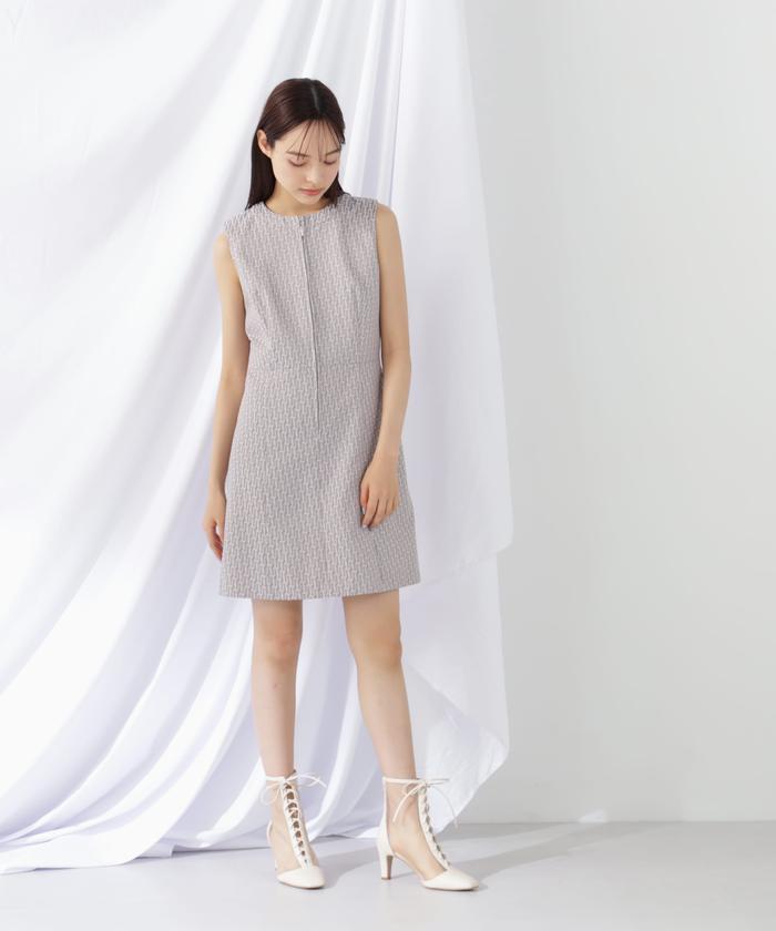 pium 千鳥柄ジャガーベルトミニワンピース ホワイトミックス ONEPIECE – Page 2 – pium