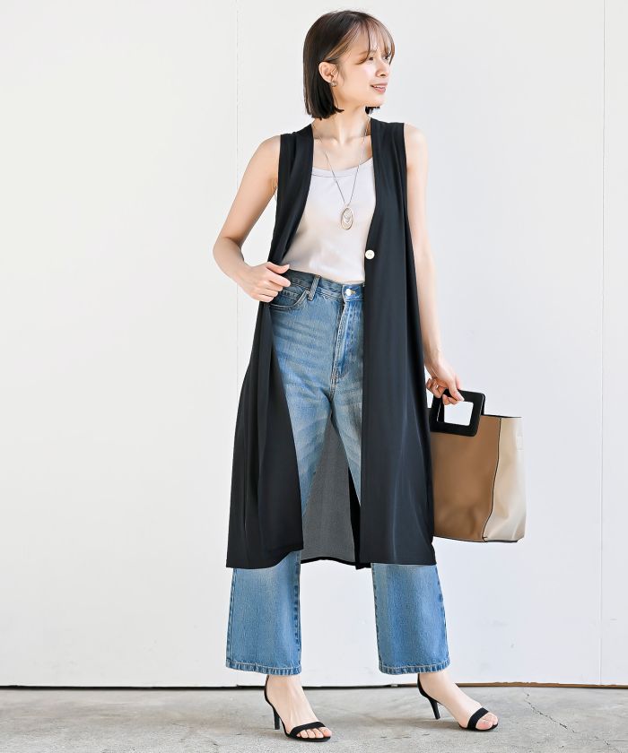 ラルフローレン シルク スパンキャミ ドレストップス アールデコ風 新品タグ付 Aラインサラてろタンクトップ トップス レディース[品番