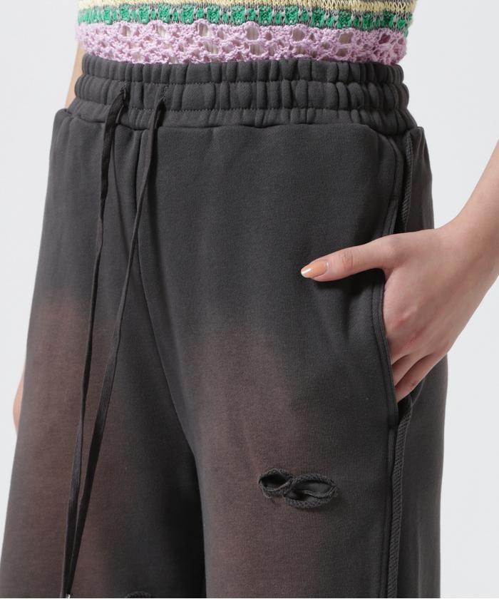 MAISON SPECIAL/Sweat Distressed Wide Pants(505968146