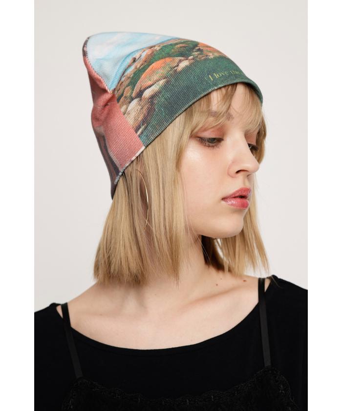 LANDSCAPE PHOTO BEANIE(505972992) | スライ(SLY) - d fashion