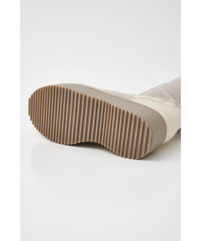 SLY　スライ　PLATFORM SNEAKER ロングブーツ　アイボリー　L SLY スライ PLATFORM SNEAKER ロングブーツ アイボリー L 靴