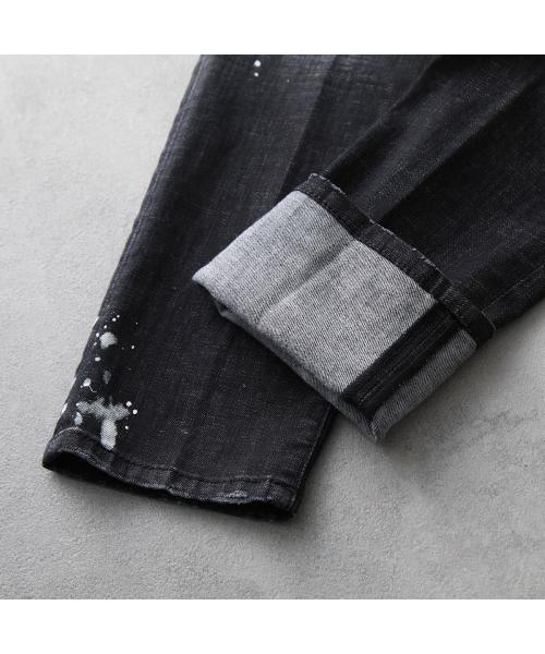 セール】DSQUARED2 ジーンズ BLACK PIONER WASH SKATER