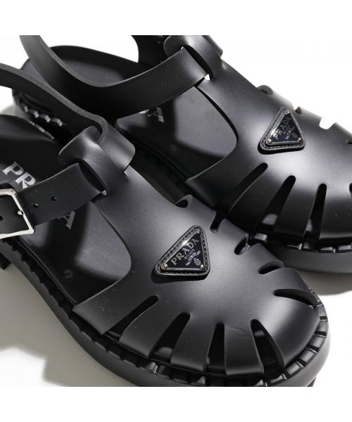 PRADA サンダル 1X857M 3LKK ラバー ストラップ(505977170 PRADA サンダル 1X857M 3LKK ラバー ストラップ(505977170