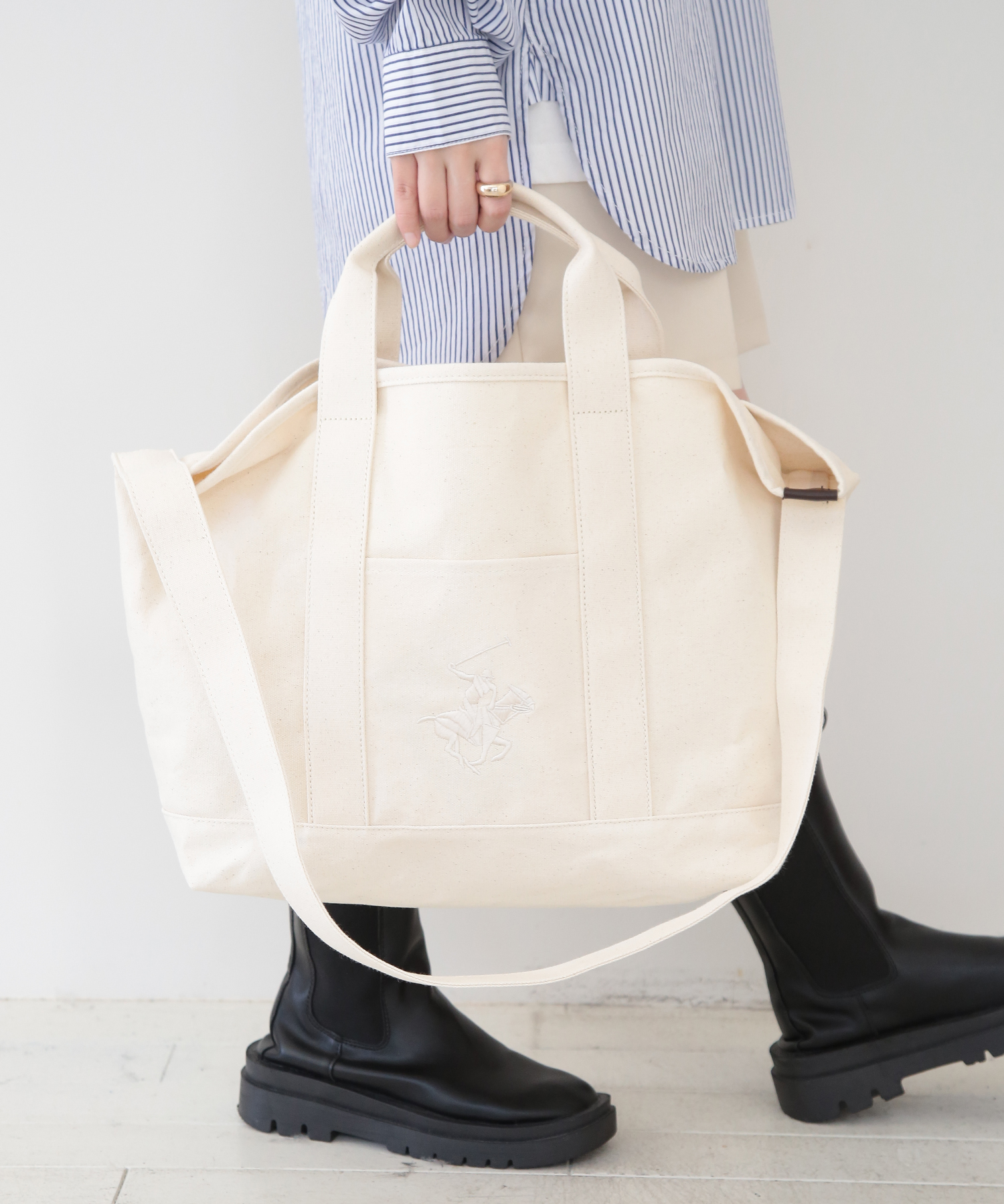 BEVERLY HILLS POLO CLUB キャップとトートバッグセット BEVERLY HILLS POLO CLUB トートバッグ&キャップセット - メルカリ