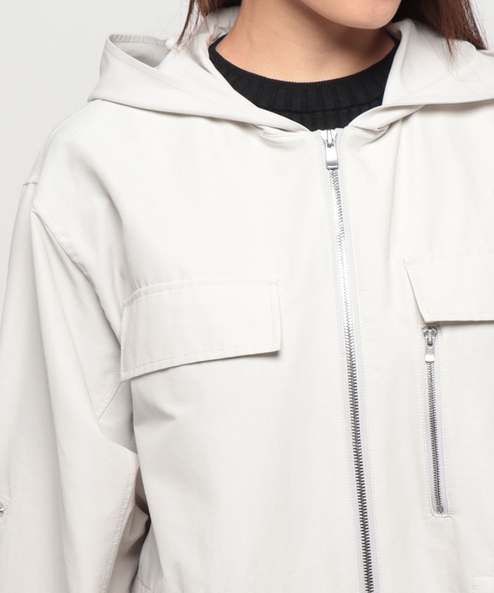 theory luxe Dover Dane コート アウター ライトシルバー
