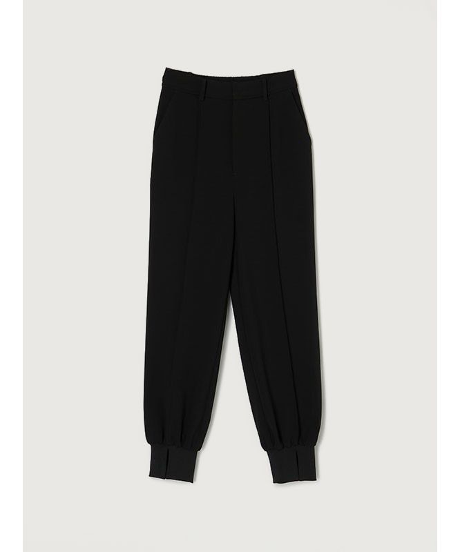 ピンタックスウェットパンツ(S GREY): パンツanuans