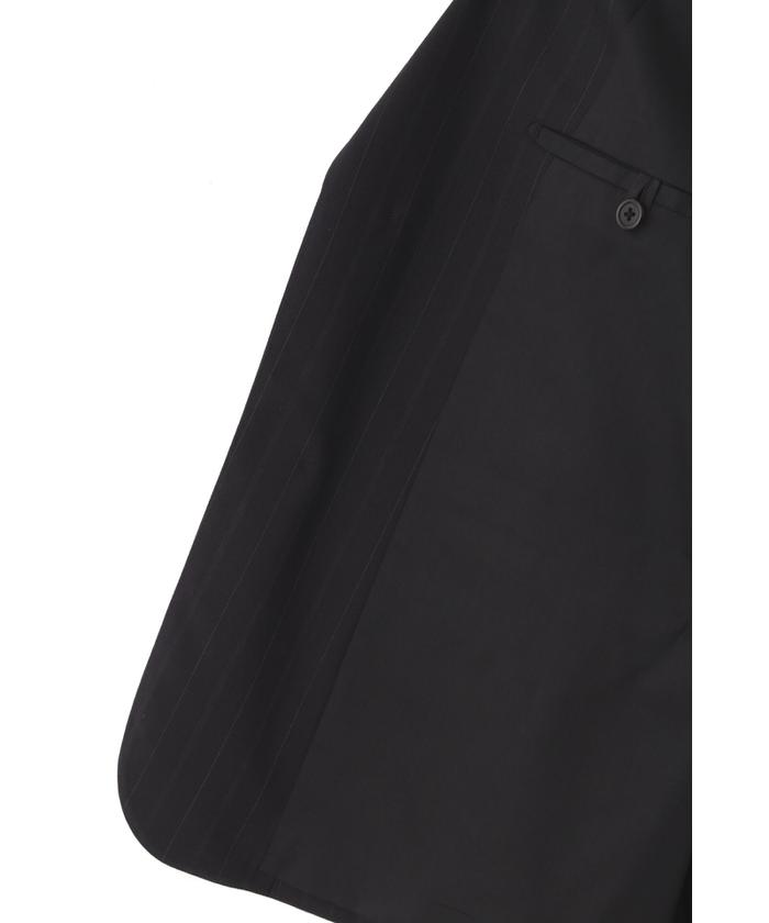 MARGARET HOWELL - 美品　マーガレットハウエル ウールダブルジャケット　ショート丈　ストライプ WIDE STRIPE FINE WOOL(505979745) | マーガレット・ハウエル