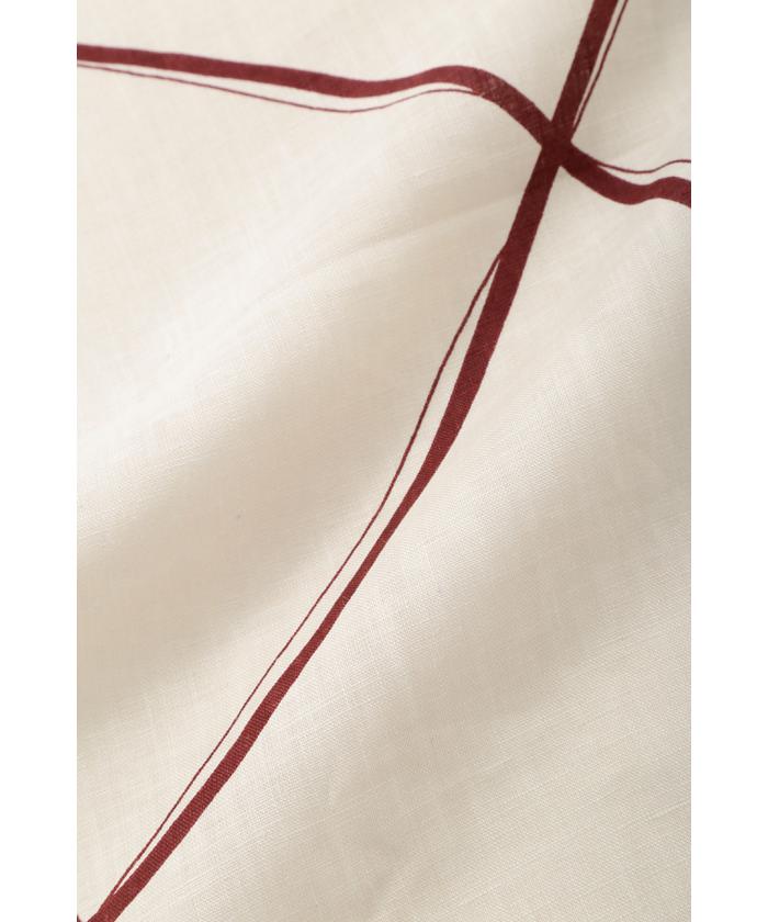 LINEN FRAME HANKY(505981506) | マーガレット・ハウエル ハウス