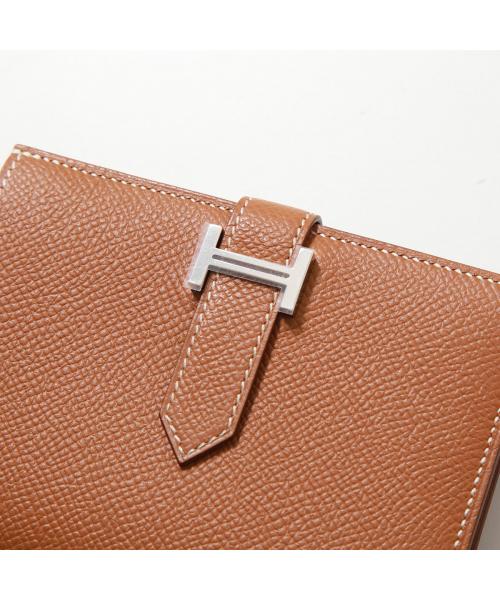 大人気 ☆HERMES☆ Bearn Compact 二つ折り財布 VERT FIZZ♪ HERMES エルメス 二つ折り財布 財布 レディース ベアン