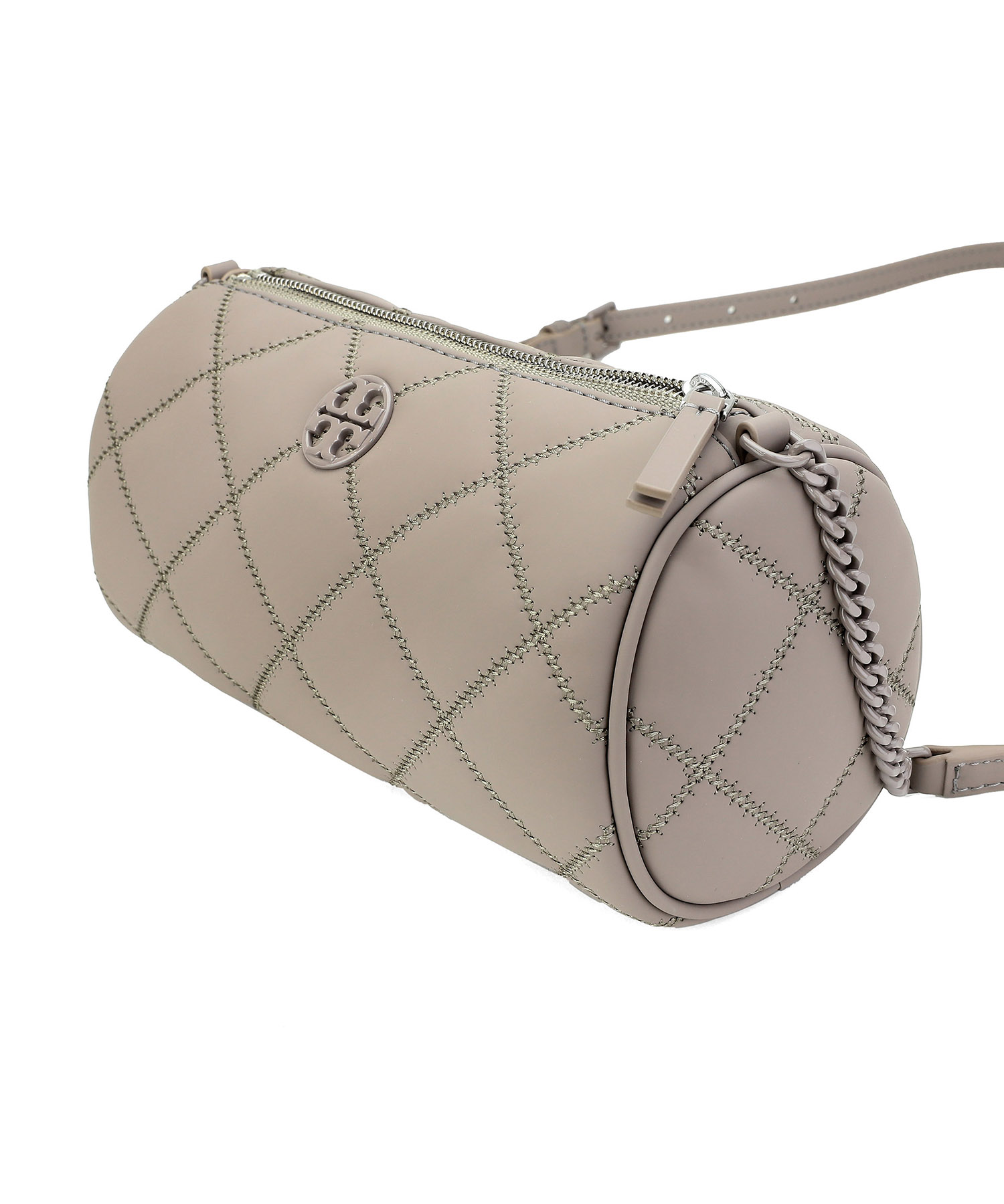 TORY BURCH トリーバーチ パイソン型押し ボーダー チェーン