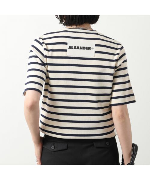 JIL SANDER+ジルサンダープラス ボーダーコットンTシャツ JIL SANDER+ ジルサンダープラス ボーダー Tシャツ ロンT