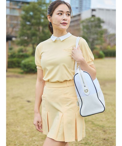 【CELFORD GOLF】衿付きラインストーントップス セール】【CELFORD GOLF】衿付きラインストーントップス