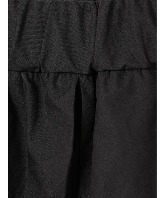 セール】mizuiro ind フロントタックワイドギャザーパンツ