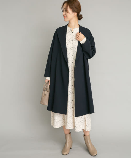 セール 20%OFF】ダブルクロスガウンコート(505839609 セール 20%OFF】ダブルクロスガウンコート(505839609