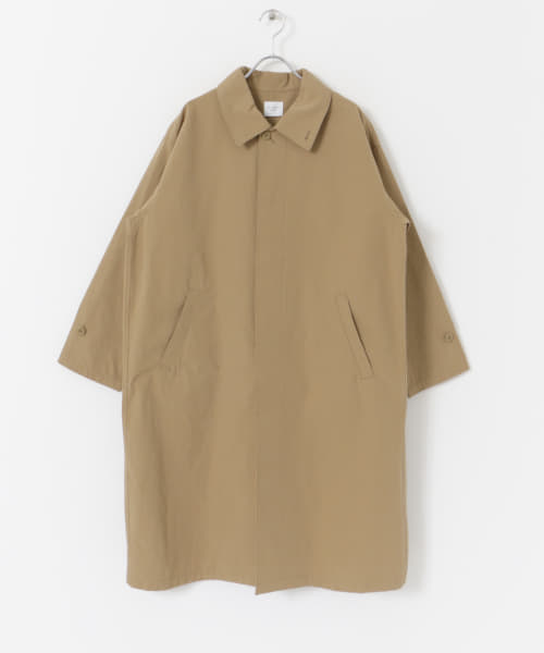 クーポン】【セール 40%OFF】塩縮コットンステンカラーコート