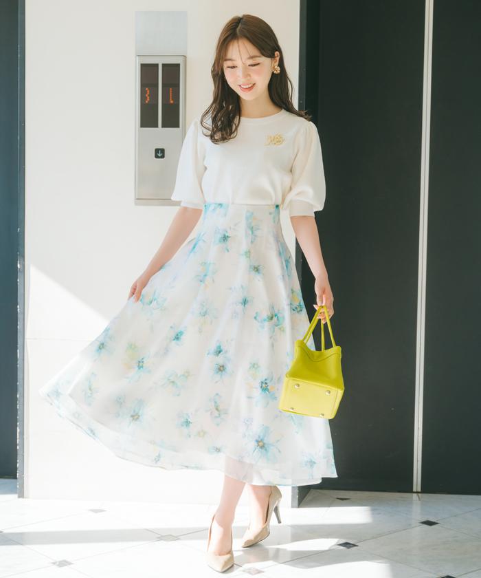 ラメフェザーニット/シルバー【残りわずか】 | ALL ITEM | OBLI