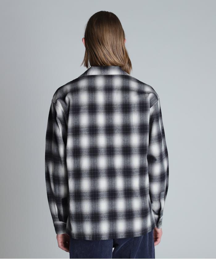 OMBRE CHECK FLANNEL LS SHIRT/オンブレチェック フランネル OMBRE CHECK FLANNEL LS SHIRT/オンブレチェック フランネル