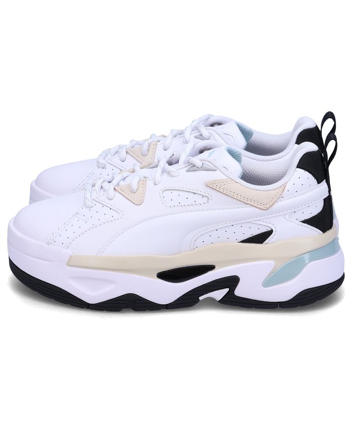 !最終値下!美品PUMA 厚底スニーカー ホワイト PUMA プーマ スニーカー レディース 厚底 BLSTR ホワイト 白