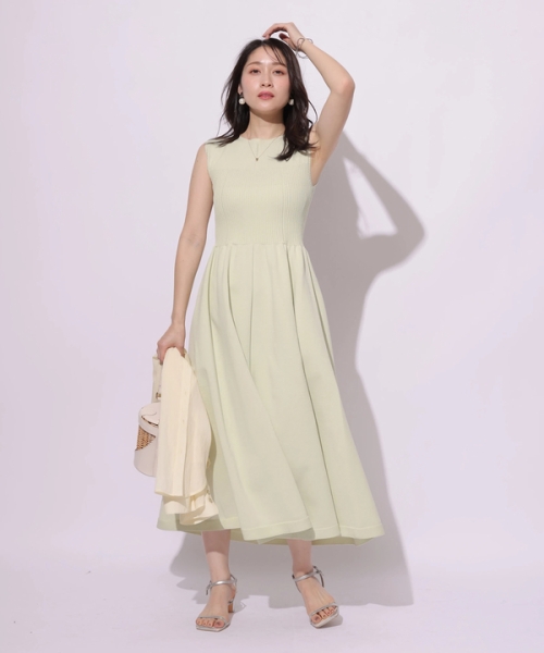 ホールガーメントビスチェ切替ワンピース(505987226) | アプワイザー リッシェ(Apuweiser-riche) - d fashion